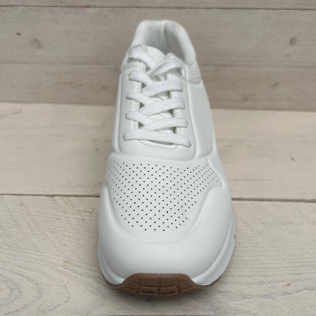 Basic air sneaker wit