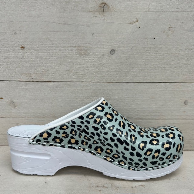 Medische klompen blauw panter