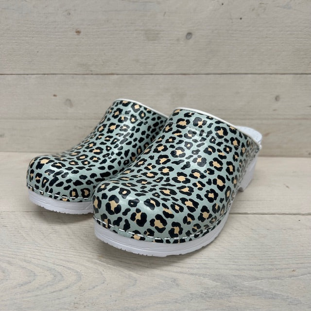 Medische klompen blauw panter