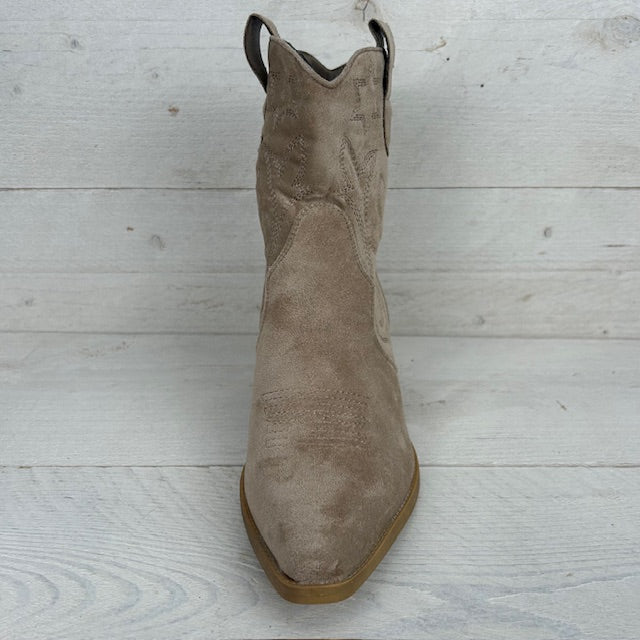 Cowboylaarsje khaki suède