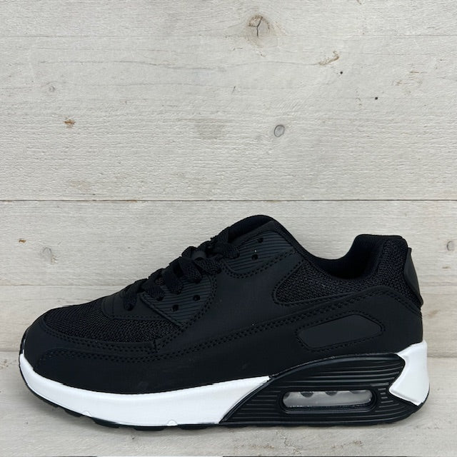 Gave nieuwe air sneakers zwart wit (verkrijgbaar van maat 36 t/m maat 45)