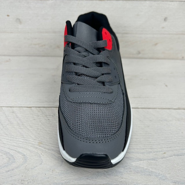 Air sneaker donkergrijs zwart (verkrijgbaar van maat 36-45)