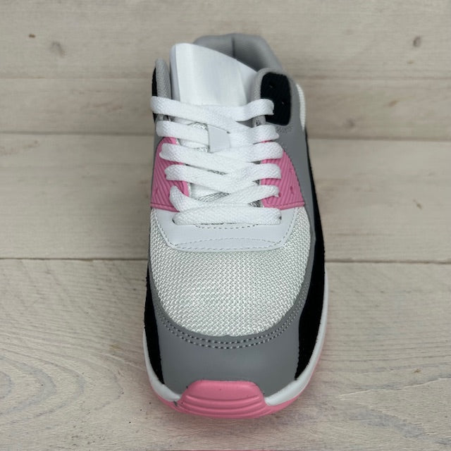 Gave nieuwe air sneakers wit grijs roze