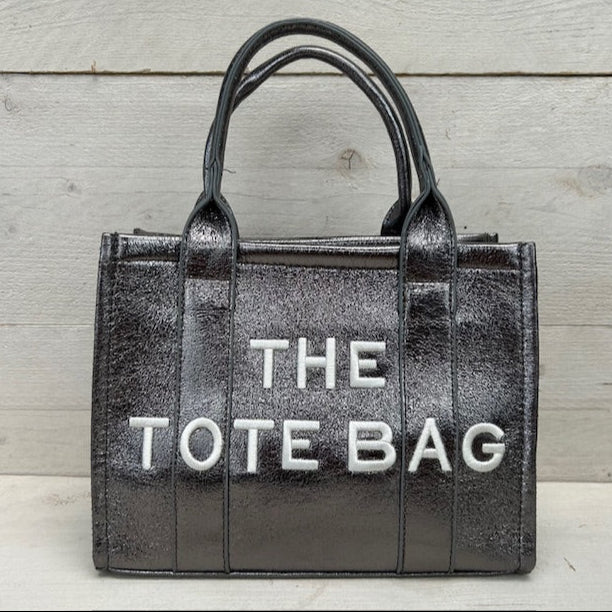 The tote bag klein metallic