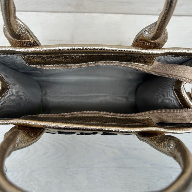 The tote bag klein goud