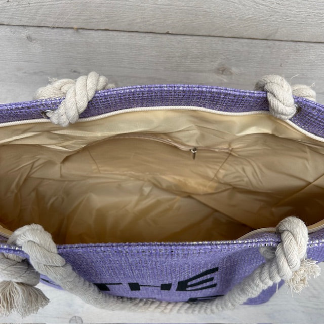 The tote bag strandtas paars