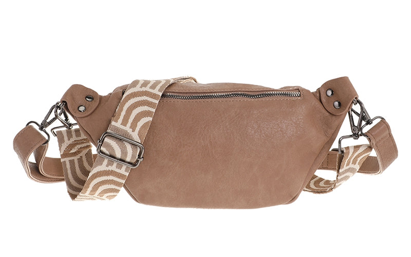 Camel crossbodytasje Duke