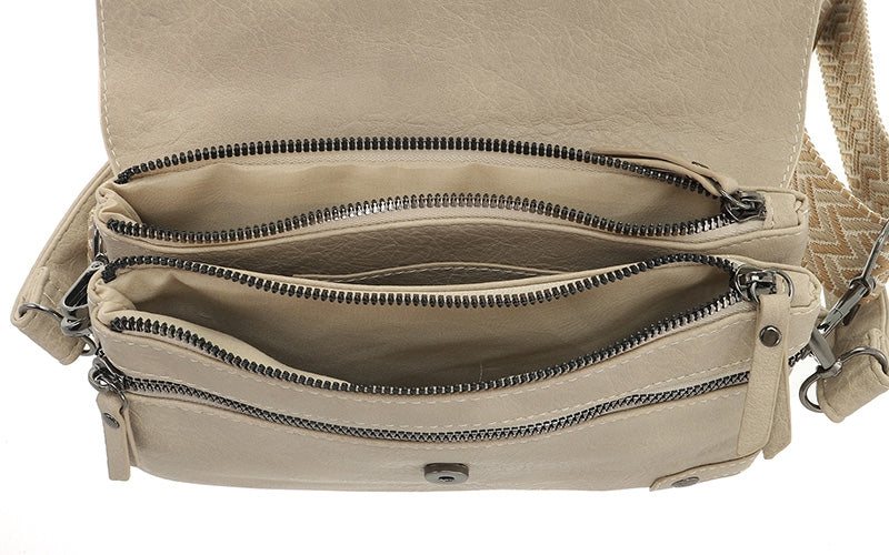 Natural crossbody / schoudertasje Rochdale