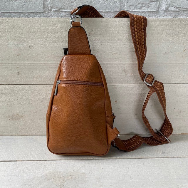 Crossbody / Rugtasje Camel