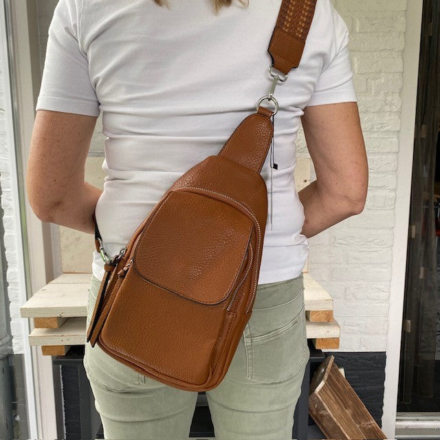 Crossbody / Rugtasje Camel