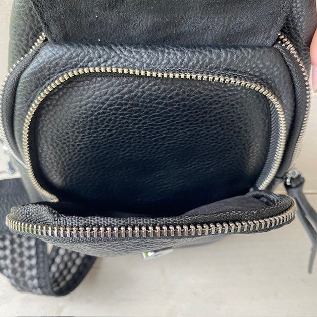 Crossbody / Rugtasje zwart