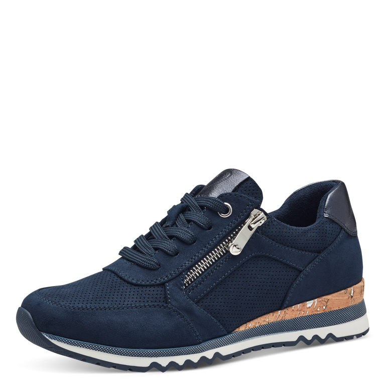 Marco Tozzi sneakers navy blauw