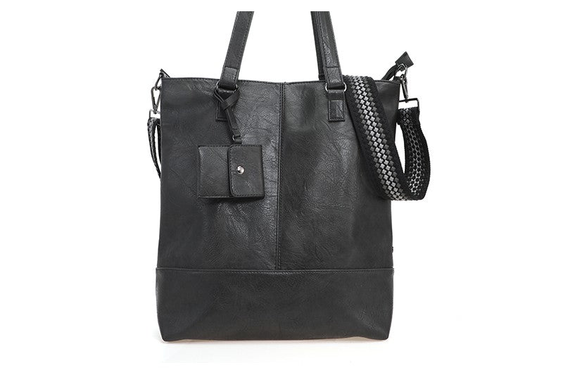Antraciet Le Mans schoudertas / shopper