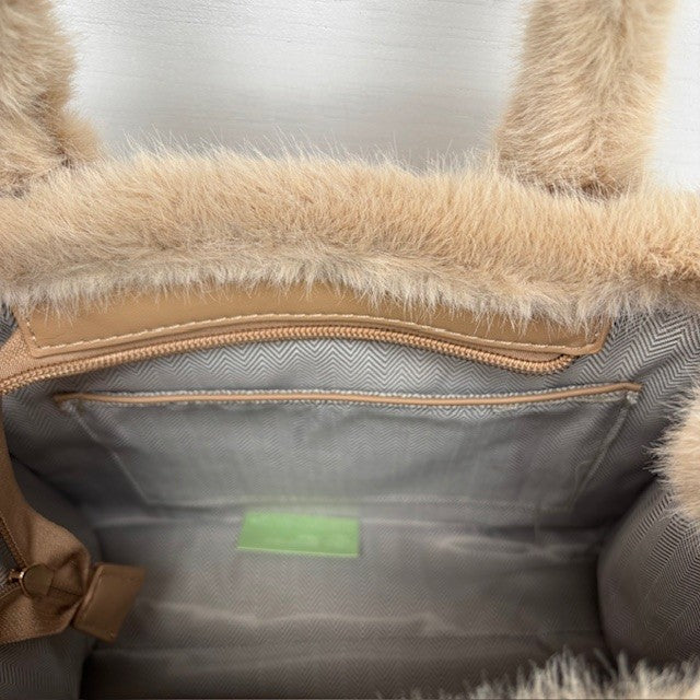 Teddy Tote Bag Apricot klein