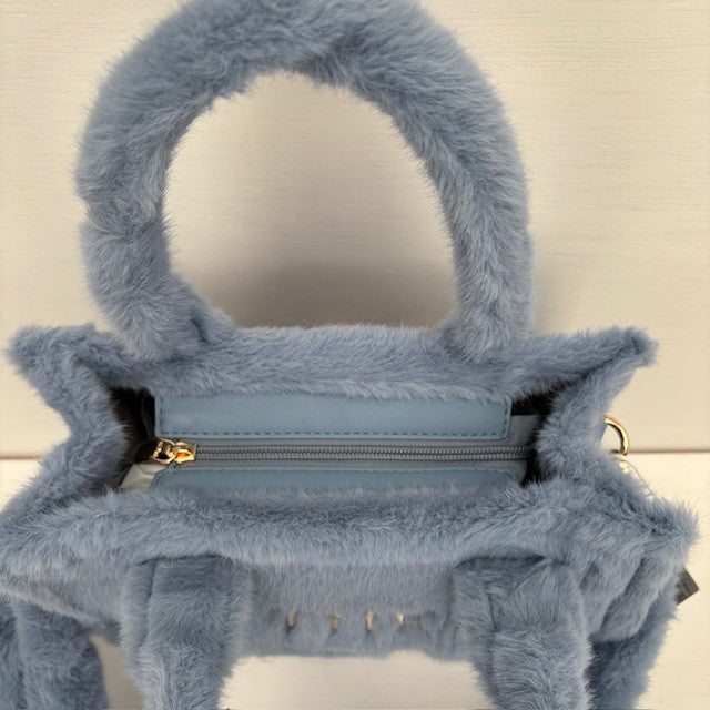 Teddy Tote Bag Blauw klein