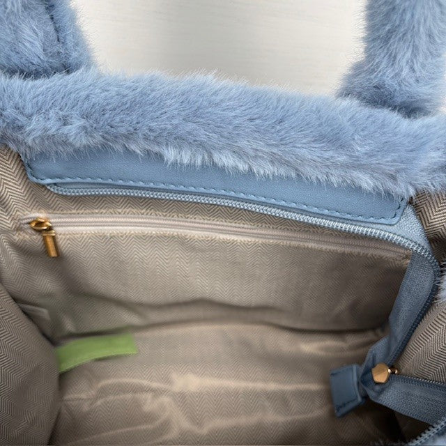 Teddy Tote Bag Blauw klein