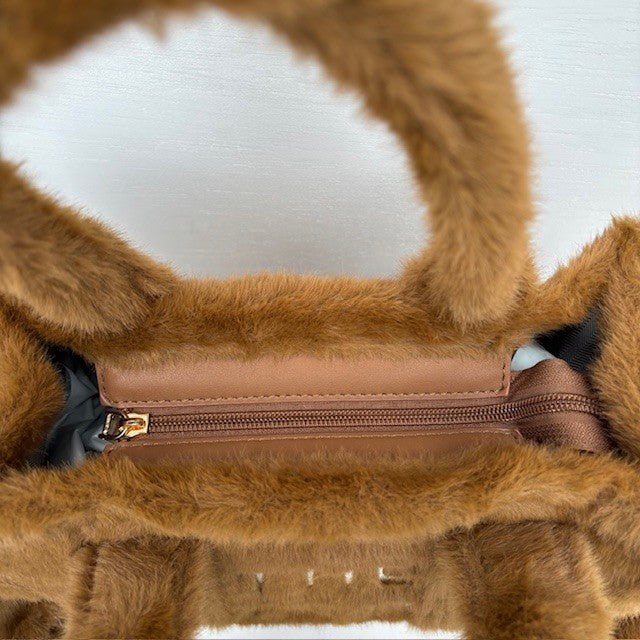 Teddy Tote Bag Bruin klein