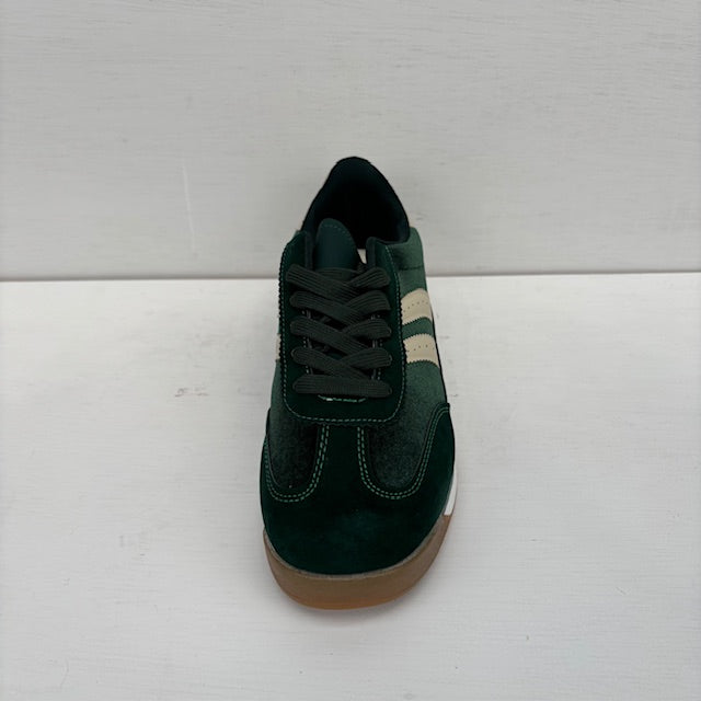 Sportieve retro sneaker groen