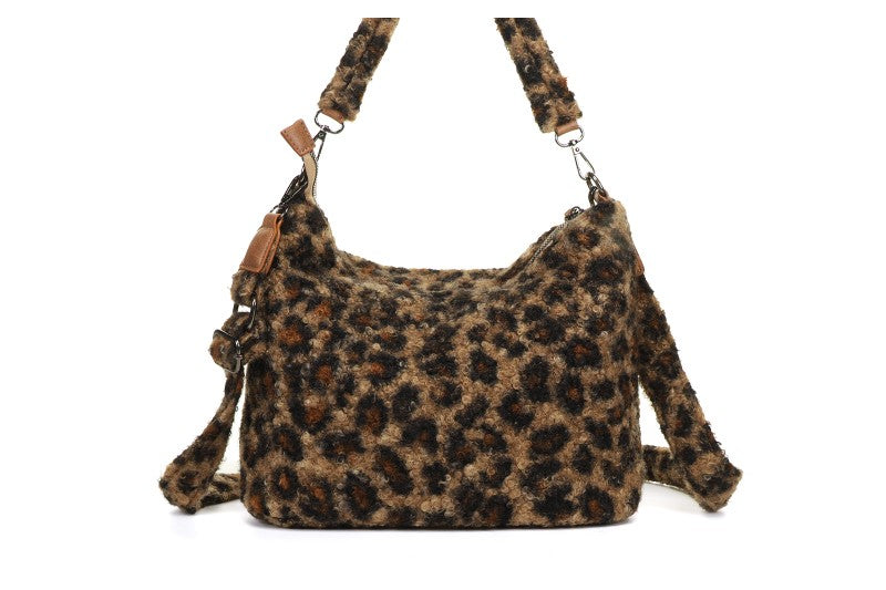 Camel panter schoudertas Palma