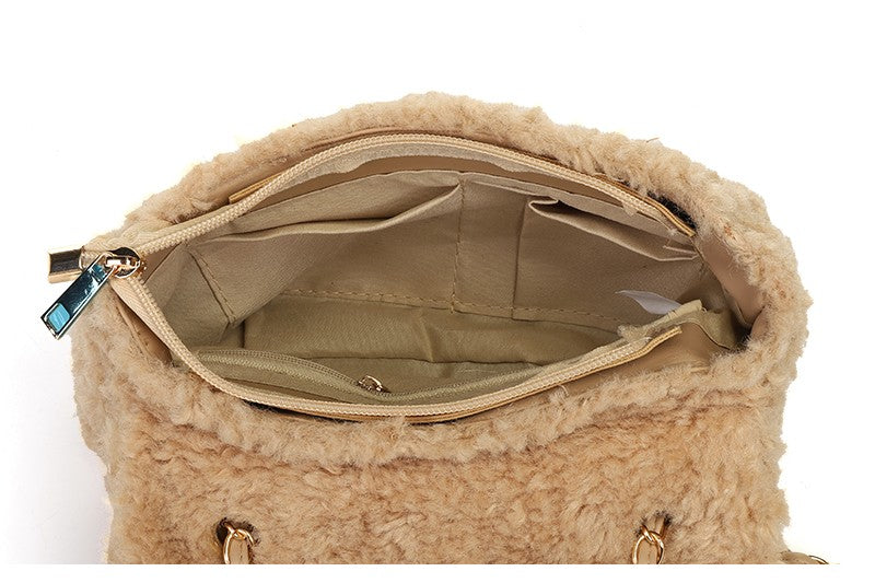 Camel teddy tasje Kirchberg