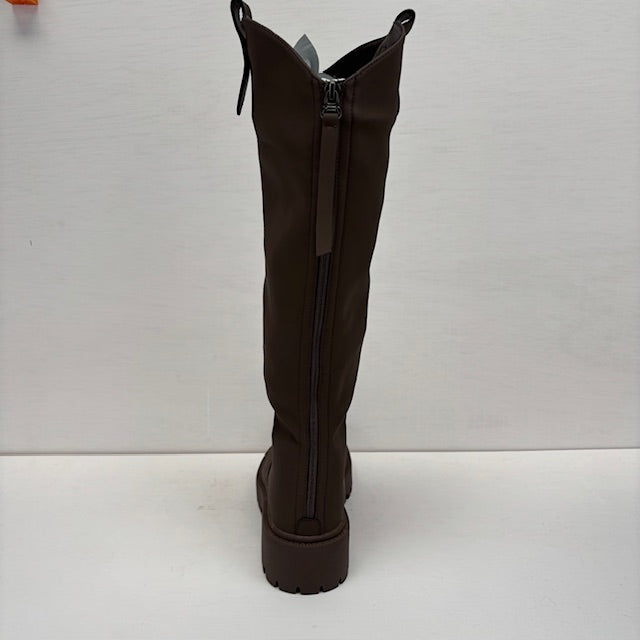 Hoge leatherlook boots bruin