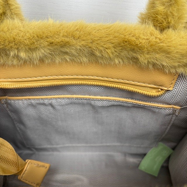 Teddy Tote Bag Geel klein