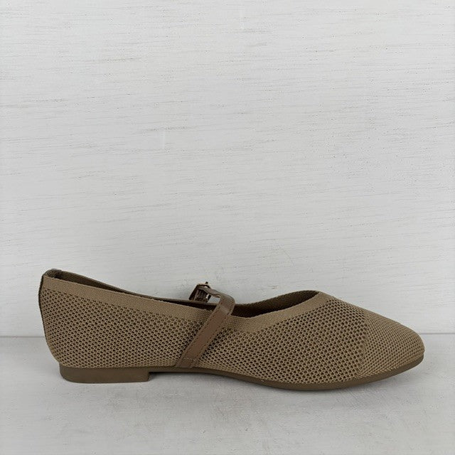 Ballerina met bandje khaki