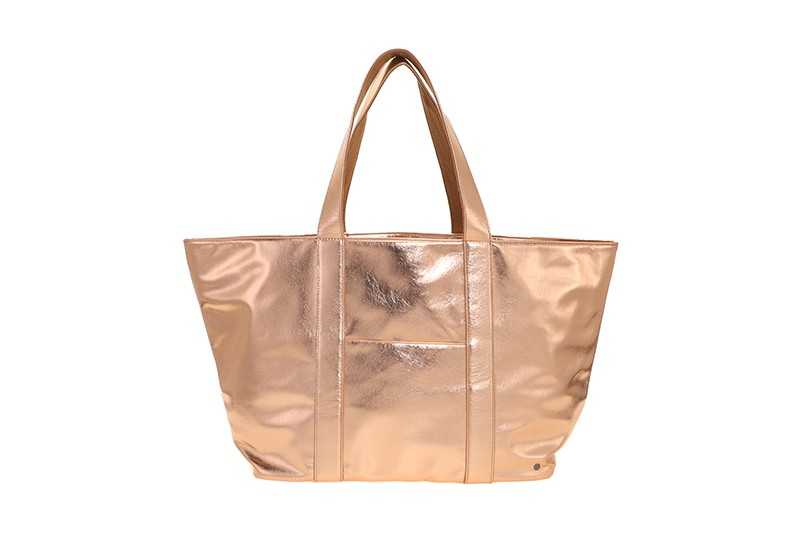 Gold schoudertas / shopper Seychellen
