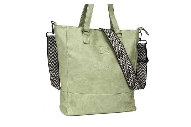 Groene schoudertas / shopper Clever