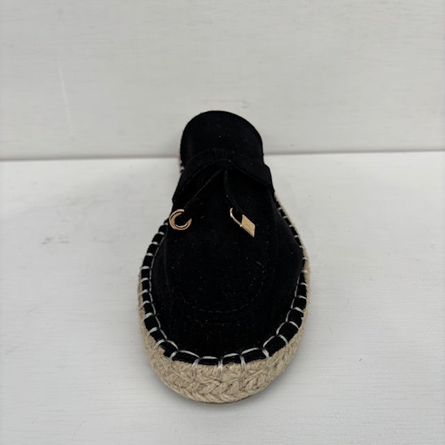 Instap slippers zwart - maat 38, 39, 40