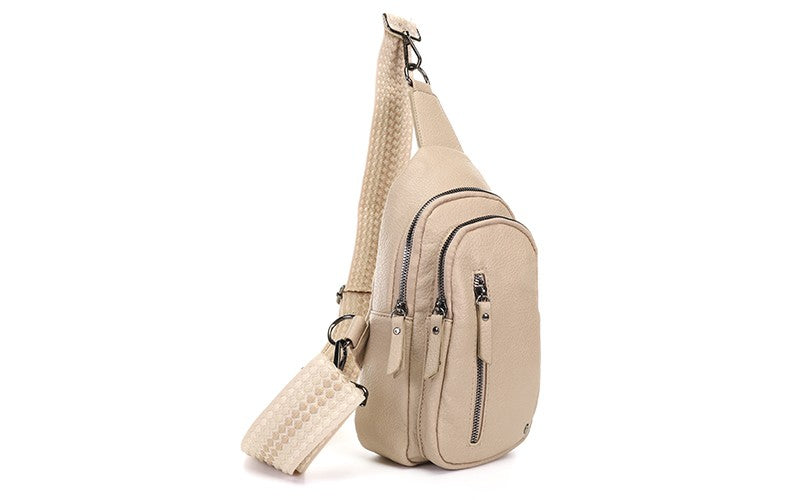 Natural crossbody / rugtasje Mattie