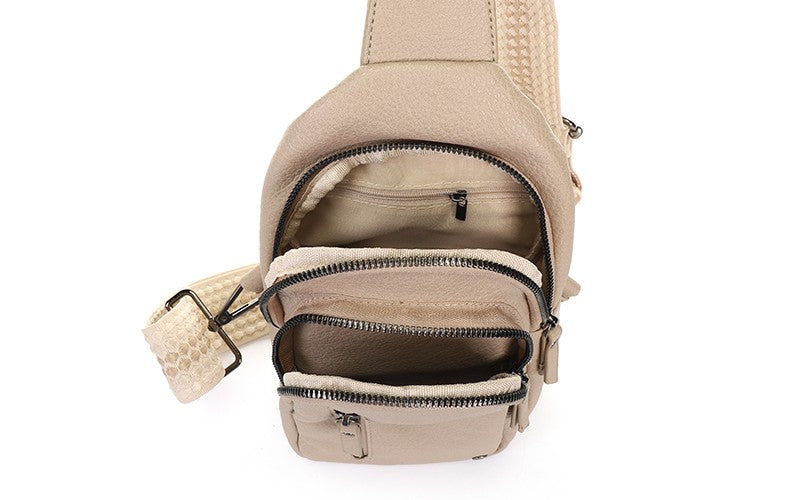 Natural crossbody / rugtasje Mattie