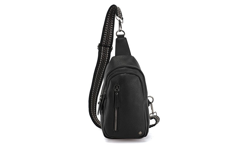 Black crossbody / rugtasje Mattie