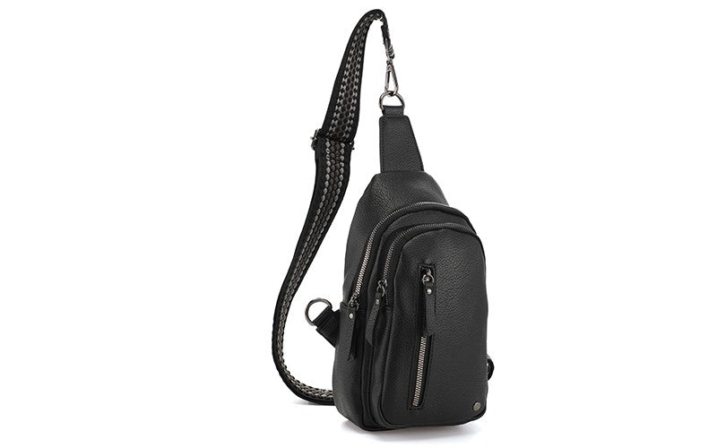 Black crossbody / rugtasje Mattie