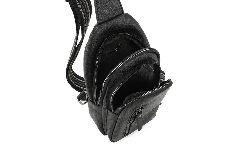 Black crossbody / rugtasje Mattie