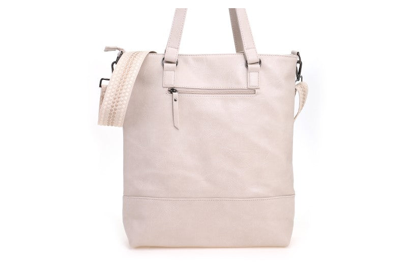 Natural Le Mans schoudertas / shopper