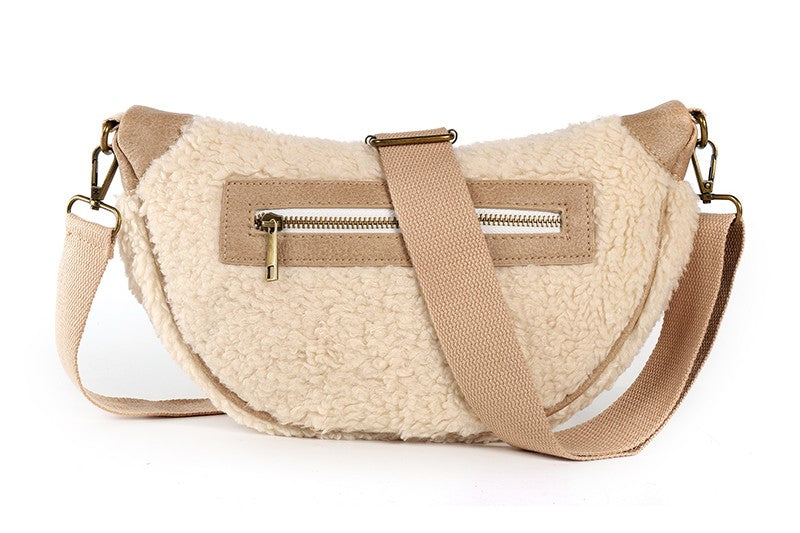 Naturel teddy crossbodytas Motala