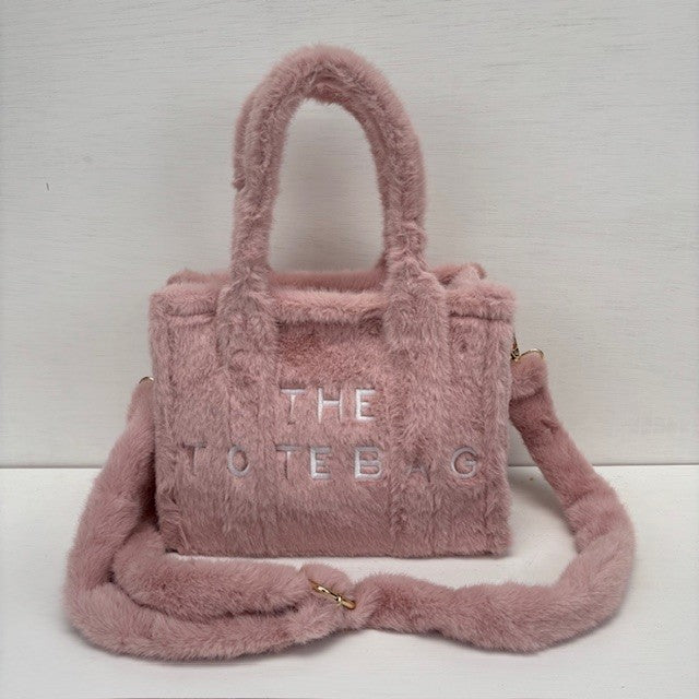 Teddy Tote Bag Roze klein