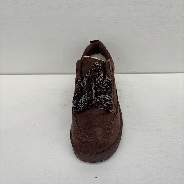 Furry uggie sneakers bruin