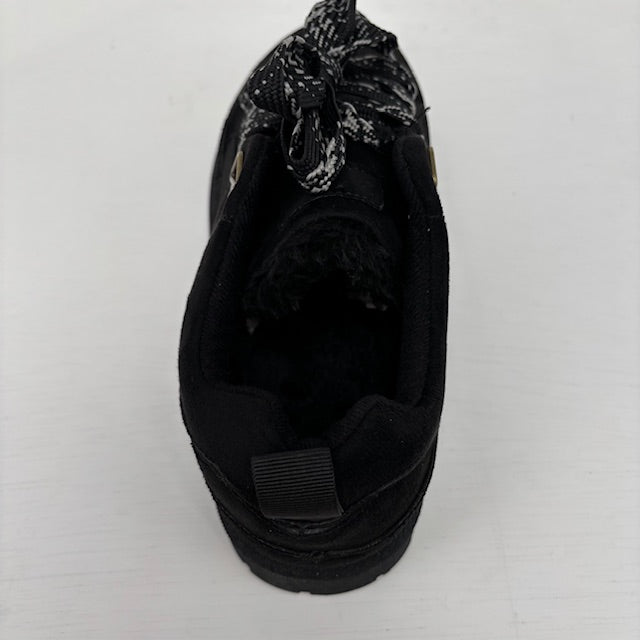 Furry uggie sneakers zwart