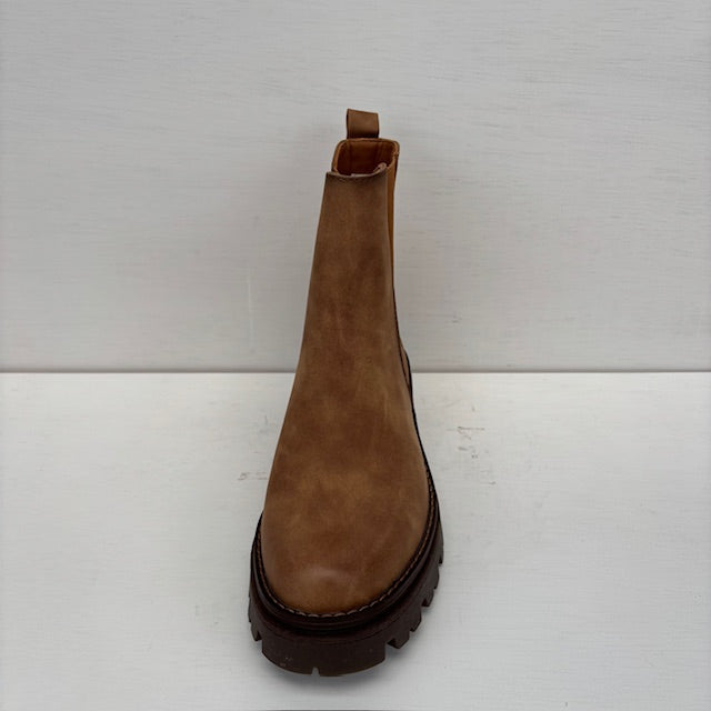 Stoere chelsea boots camel