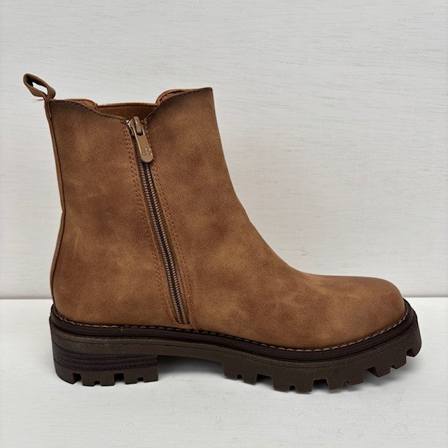 Stoere chelsea boots camel