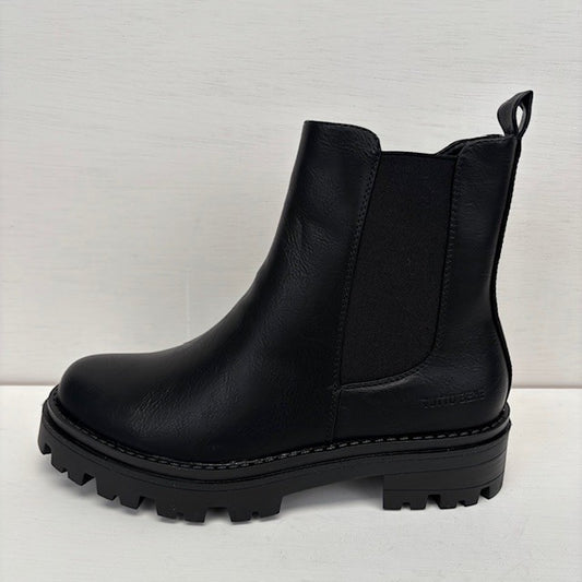 Stoere chelsea boots zwart
