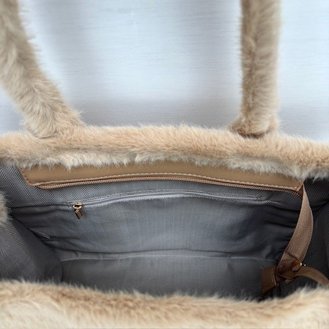 Teddy Tote Bag Apricot