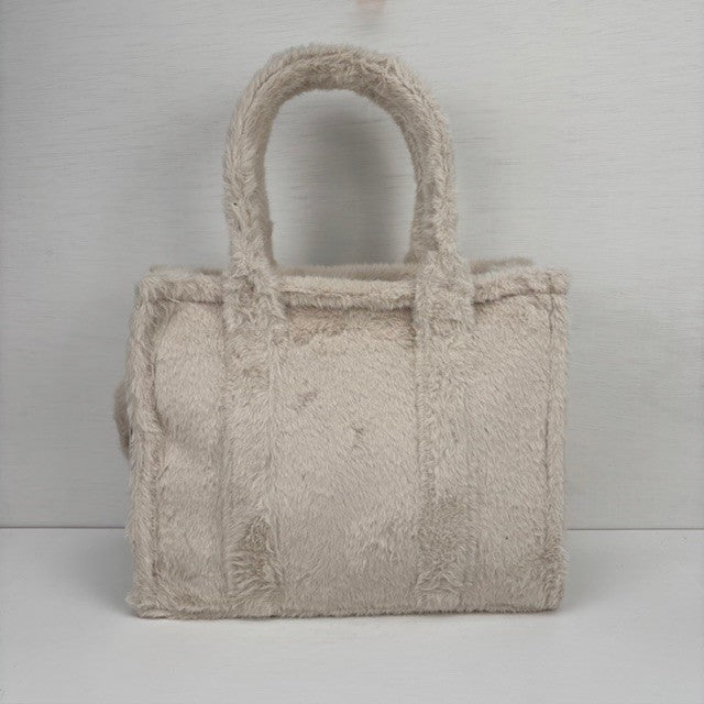 Teddy Tote Bag Beige