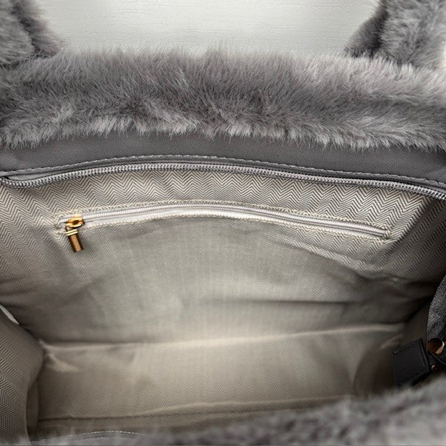 Teddy Tote Bag Grijs