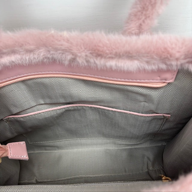 Teddy Tote Bag Roze