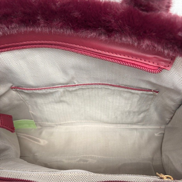 Teddy Tote Bag Wine Red