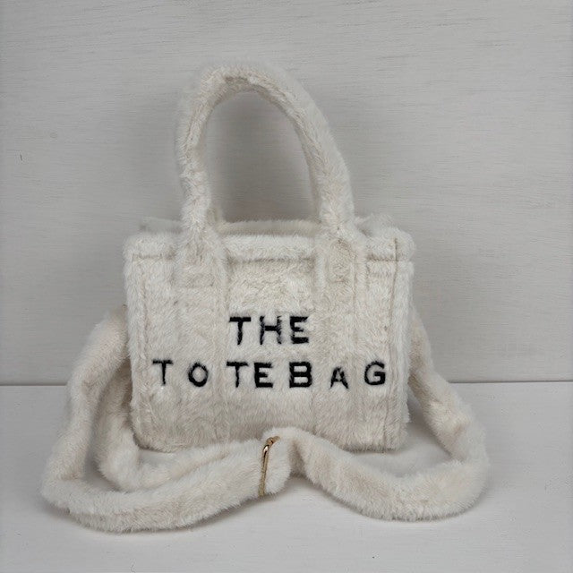Teddy Tote Bag Wit klein