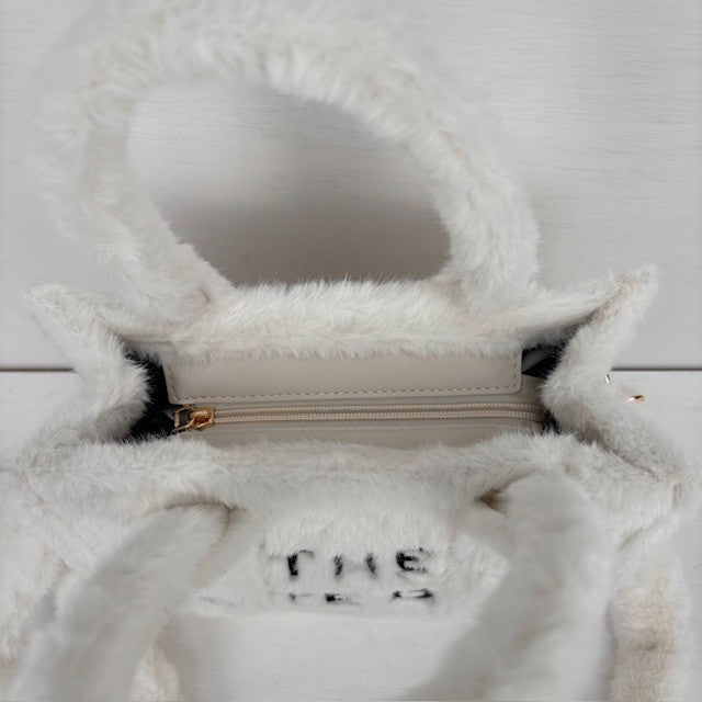 Teddy Tote Bag Wit klein